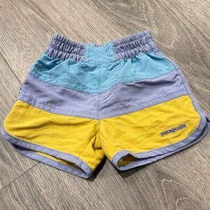 Patagonia Baby color block Swim Boardshorts 3-6m